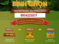 Tăng bình chọn SCVivocity Sao Nhí Tài Năng